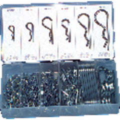 141 Pieces - Hitch Pin Clip Assortment-1/16″-3/16″ Diameter - First Tool & Supply