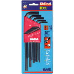 13 Pieces-0.050″-3/8″ Long Arm Style - Hex Key Set - First Tool & Supply