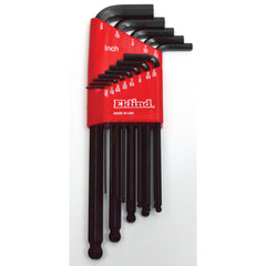 13 Pieces-0.050″-3/8″ Long Arm Style - Ball End Hex Key Set - First Tool & Supply