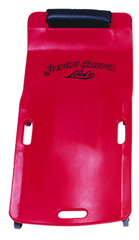 Low Profile Plastic Creeper - Body-fitting Design - Red - First Tool & Supply
