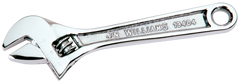 1-5/16'' Opening - 10'' OAL - Chrome Plated Adjustable Wrench - First Tool & Supply