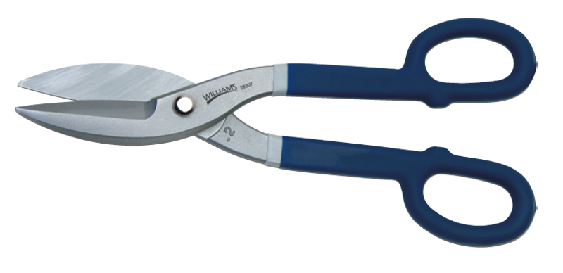 2-1/2'' Blade Length - 12'' Overall Length - Straight Cutting - Tinner Snips - First Tool & Supply