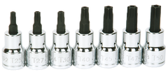 #9319128 - T25; T27; T30; T40; T45; T47; T50 - 3/8" Drive - Socket Drive Torx Bit Set - First Tool & Supply