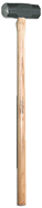 Sledge Hammer -- 10 lb; Hickory Handle; 2-1/2'' Head Diameter - First Tool & Supply