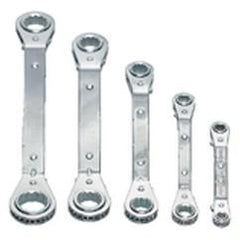 Snap-On/Williams (5 Piece) 25° Offset Straight Ratcheting Box Wrench Set - First Tool & Supply