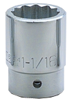 1-13/16 x 2-13/16" - 3/4" Drive - 12 Point - Standard Socket - First Tool & Supply