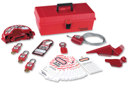 Valve & Electrical with 3 Padlocks - Lockout Kit - First Tool & Supply