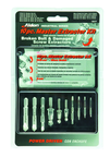 Removes #6 to #24 Screws; 10 pc. Kit - Screw Extractor - First Tool & Supply