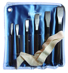 6 Piece Chisel Set -- 1/4 to 3/4'' Diameter - First Tool & Supply