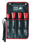4 Piece Hardcap Cold Chisel Set - First Tool & Supply