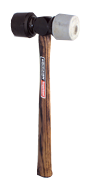 Vaughan Rubber Mallet -- 24 oz; Hickory Handle - First Tool & Supply