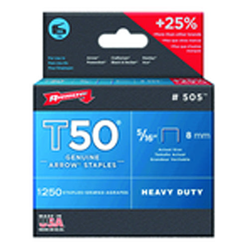 5/16″ / 8 mm - T50–1250 Standard Pack - Staples - First Tool & Supply