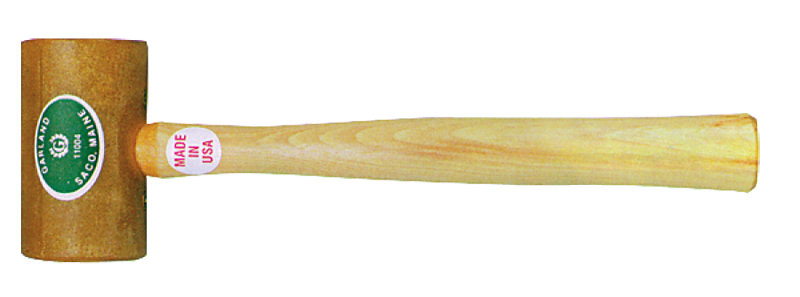 Garland Rawhide Mallet -- 11 oz; Hickory Handle; 2'' Head Diameter - First Tool & Supply