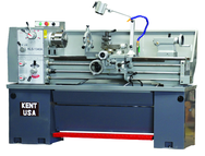 Geared Head Lathe - #KLS1440A - 14" Swing; 40" Between Centers; 3 HP Motor; D1-4 Camlock Spindle - First Tool & Supply