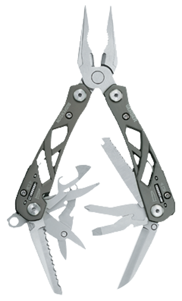 Gerber Suspension - 12 Function Multi-Plier. Comes with nylon sheath. - First Tool & Supply
