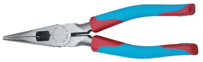 Channellock Long Needle Nose Pliers -- #318CB Cushion Grip 8.5'' Long - First Tool & Supply