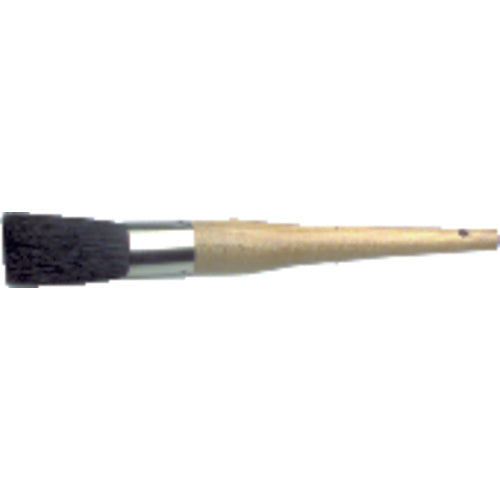 13/16″ × 8/16″ - Black China Bristle Oval Chip & Oil Industrial Hand Brush - First Tool & Supply