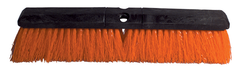 24" - Orange Safety Broom Without Handle - First Tool & Supply