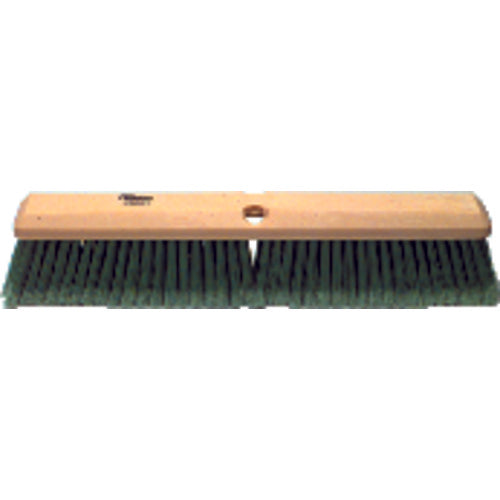 18″ - Green Fine Perma Sweep Broom With Handle - First Tool & Supply