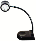 7 LED Spot Light  Dimmable  17" Flexible Gooseneck Arm  Desk Base - First Tool & Supply