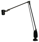 High Power LED Spot Light  Dimmable  38" Floating Arm  Sturdy Clamp Base - First Tool & Supply