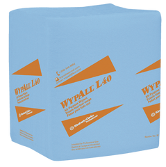 12.5 x 14.4'' - Package of 672 - WypAll L40 1/4 Fold - First Tool & Supply