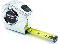 TAPE MEASURE; 1"X33'; CHROME CASE - First Tool & Supply