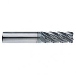 1/2" Dia. - 5/8" LOC - 2-1/2" OAL - .015 Radius 5 FL Carbide End Mill-AlCrN-X - First Tool & Supply