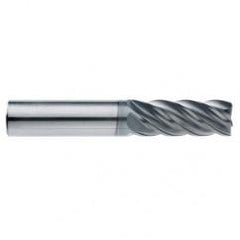 5/16" Dia. - 7/16" LOC - 2" OAL - 5 FL Carbide End Mill-AlCrN-X - First Tool & Supply