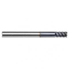 1/8" Dia. - 1/2" LOC - 1-1/2" OAL - .015 Radius 5 FL Carbide End Mill-AlTiN-x - First Tool & Supply