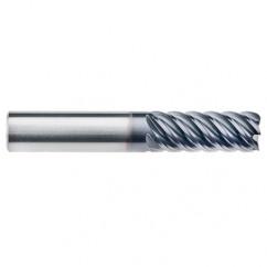 1/4" Dia. - 3/4" LOC - 2-1/2" OAL - 6 FL Carbide End Mill-AlTiN-x - First Tool & Supply