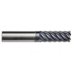 5/8" Dia. - 2-5/8" LOC - 5" OAL - 6 FL Carbide End Mill-AlTiN-x - First Tool & Supply