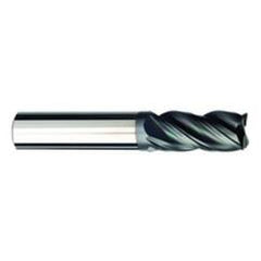 1 Dia. x 4 Overall Length 4-Flute .060 C/R Solid Carbide SE End Mill-Round Shank-Center Cut-AlCrN-X - First Tool & Supply