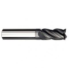 3/8 Dia. x 3 Overall Length 4-Flute Square End Solid Carbide SE End Mill-Round Shank-Center Cut-AlCrN-X - First Tool & Supply
