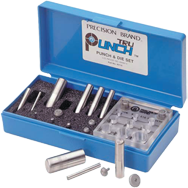 Tru-Punch Punch & Die Set - #40110; 3/4'' Maximum OD; .010'' Maximum Material Thickness - First Tool & Supply