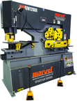 126 Ton - 24" Throat - 15HP, 220V, 3PH Motor Dual Cylinder Complete Integrated Ironworker - First Tool & Supply