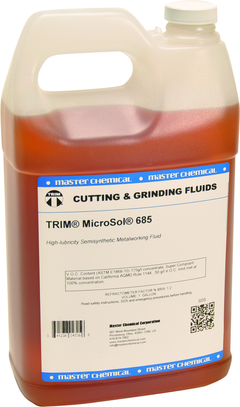 1 Gallon TRIM® MicroSol® 685 High Lubricity Semi-Synthetic Metalworking Fluid - First Tool & Supply