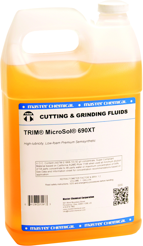 1 Gallon TRIM® MicroSol® 690XT High Lubricity Low Foam Premium Semi-Synthetic - First Tool & Supply