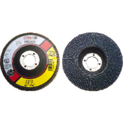 4 1/2″ × 7/8″-36 Grit - Zirconia-Stainless Straight Flap Disc - First Tool & Supply