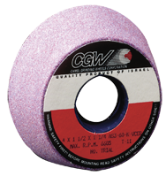 4/3 x 1-1/2 x 1-1/4" - Aluminum Oxide (PA) / 60K Type 11 - Tool & Cutter Grinding Wheel - First Tool & Supply