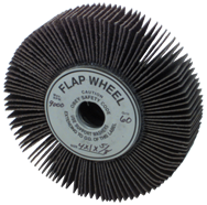 4 x 2" - 120 Grit - Aluminum Oxide - Non-Woven Flap Wheel - First Tool & Supply