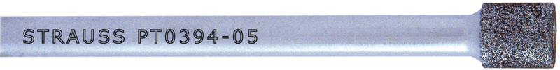 .394 x .394 x 1/4" - Medium Grit - Diamond Mandrel - First Tool & Supply