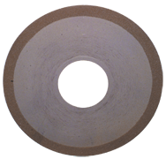 6 x 1 x 1-1/4'' - 1/8'' Abrasive Depth - 150 Grit - 1/4 Rim CBN Dish Wheel - Type D12A2 - First Tool & Supply