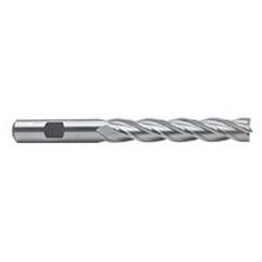 3/4 Dia. x 6-1/4 Overall Length 4-Flute Square End High Speed Steel SE End Mill-Round Shank-Non-Center Cut-Uncoated - First Tool & Supply