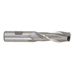 3/4 Dia. x 6-1/4 Overall Length 2-Flute Square End High Speed Steel SE End Mill-Round Shank-Center Cut-Uncoated - First Tool & Supply