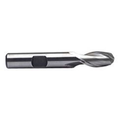 1-1/4'' Dia. - 5'' OAL - Uncoated M-42 Cobalt - Ball End SE EM - 2 FL - First Tool & Supply