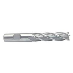 1/2 Dia. x 4 Overall Length 4-Flute Square End M-42 Cobalt SE End Mill-Round Shank-Center Cut-Uncoated - First Tool & Supply