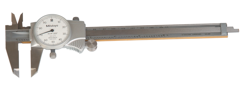 0 - 200mm Measuring Range (0.02mm Grad.) - Dial Caliper - #505-686 - First Tool & Supply
