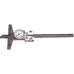 0-6″ Measuring Range (0.001″ Graduation) - Dial Depth Gage - First Tool & Supply