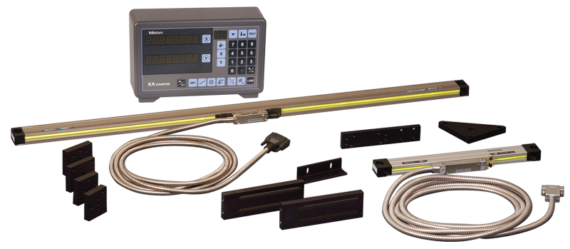 Digital Readout System - #174-173PM2K; 2-Axis; 12 x 36'' Series ABS-AOS; For Milling Applications - First Tool & Supply